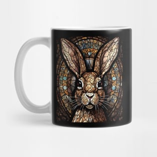 Brown rabbit face Mug